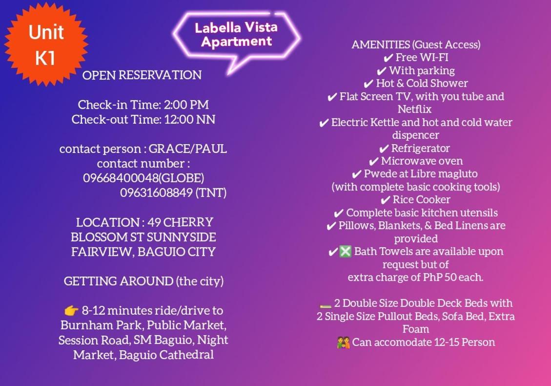 Labella Vista Apartment Baguio City Luaran gambar